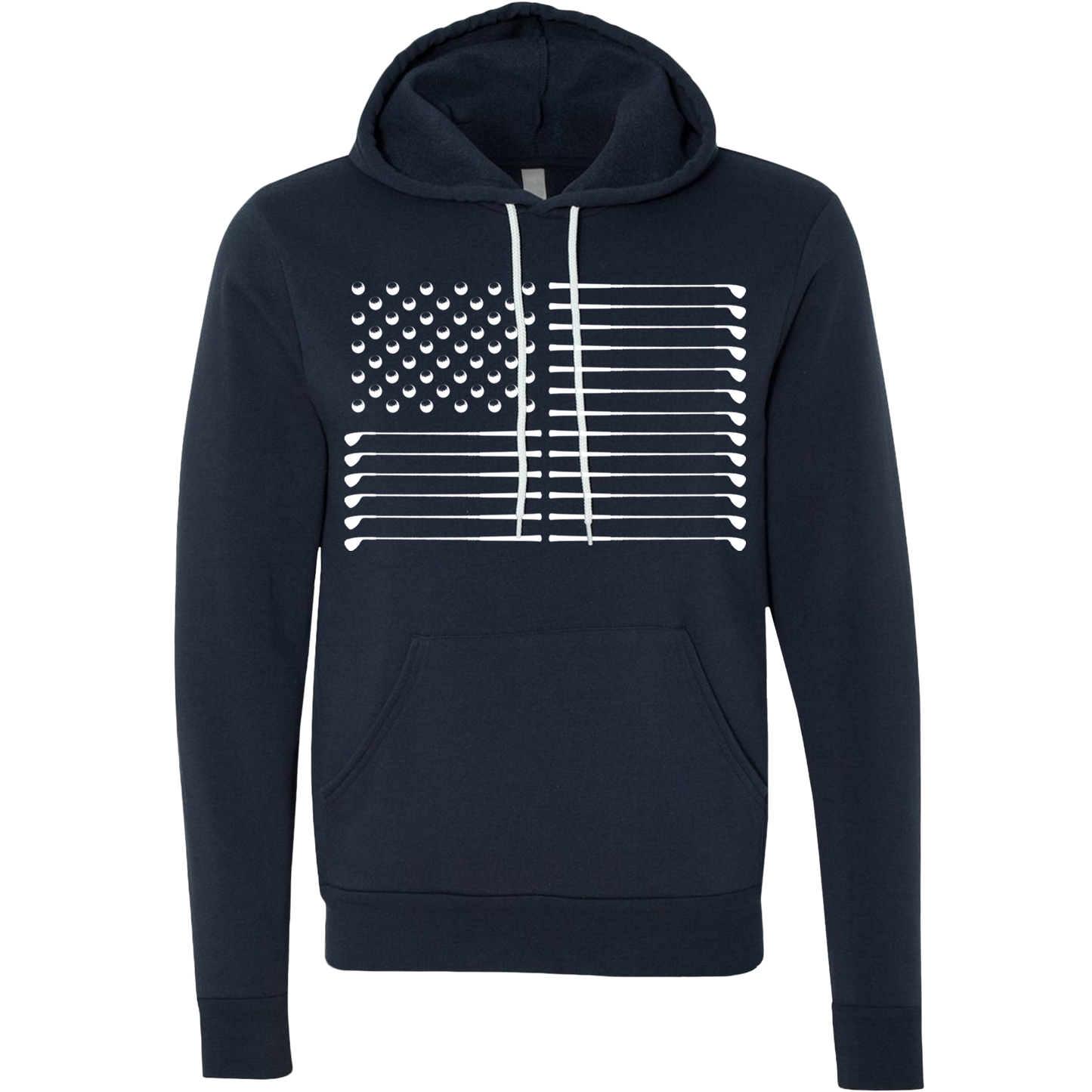 Golf Flag Unisex Hoodie by SwingJuice LLC