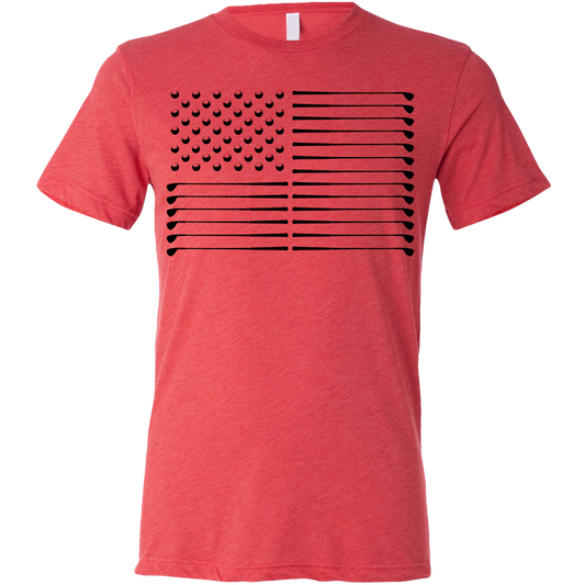 Golf Flag Unisex T-Shirt by SwingJuice LLC