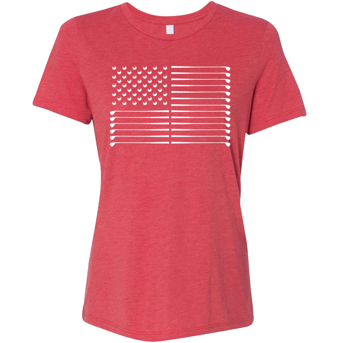 Golf Flag Women's T-Shirt by SwingJuice LLC