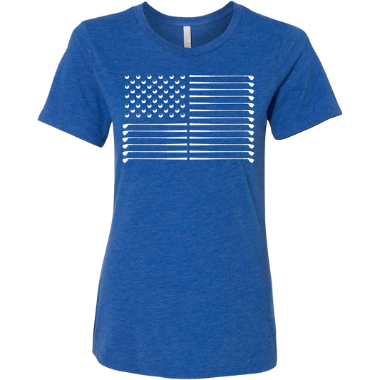 Golf Flag Women's T-Shirt by SwingJuice LLC