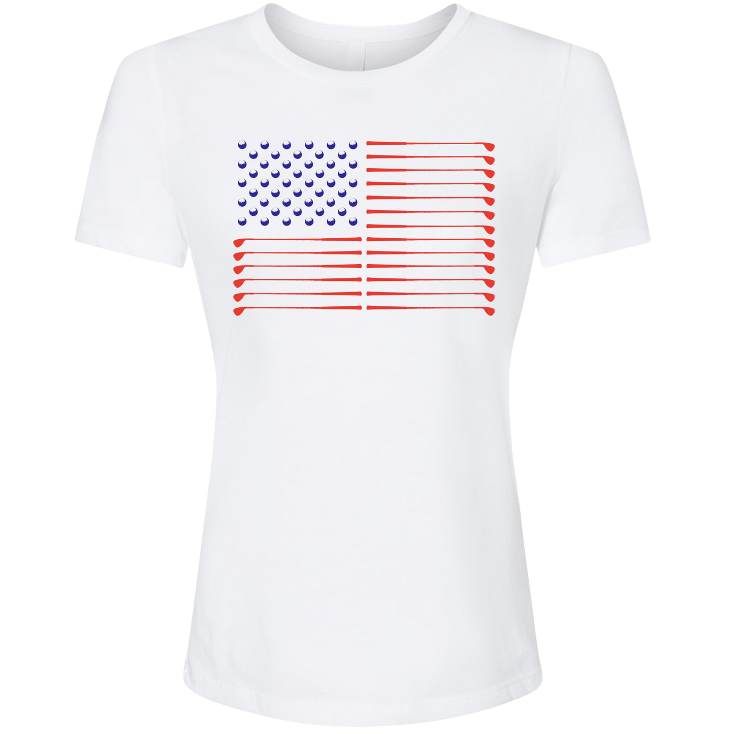 Golf Flag Women's T-Shirt by SwingJuice LLC