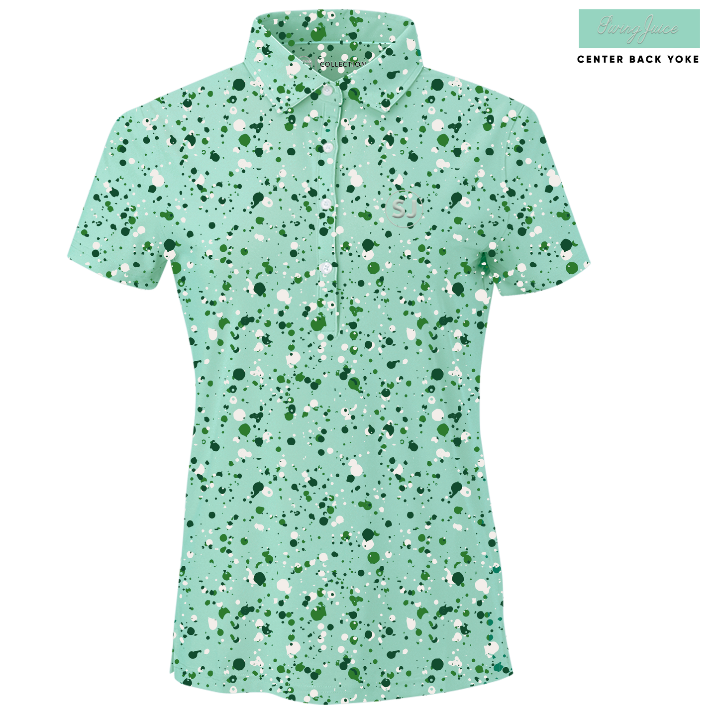 Golf Splatter Women's Polo by SwingJuice LLC