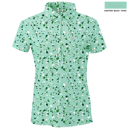 Golf Splatter Women's Polo by SwingJuice LLC