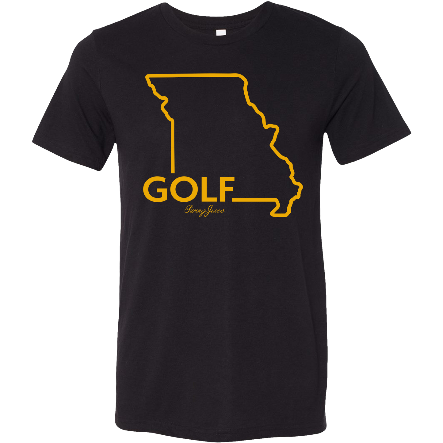 Golf Missouri Unisex T-Shirt by SwingJuice LLC