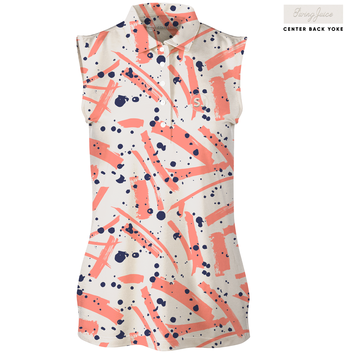 Golf Pollock Women's Sleeveless Polo by SwingJuice LLC