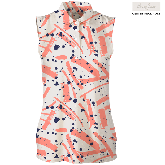 Golf Pollock Women's Sleeveless Polo by SwingJuice LLC