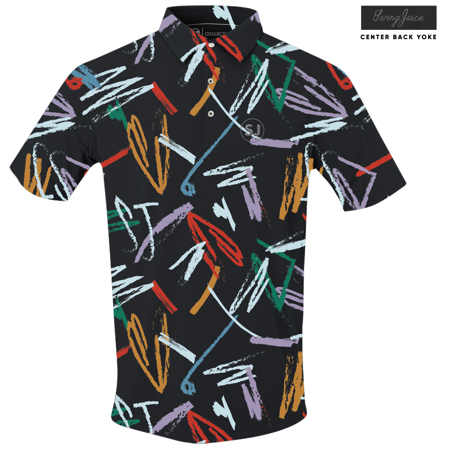 Golf Strokes Men's Polo by SwingJuice LLC