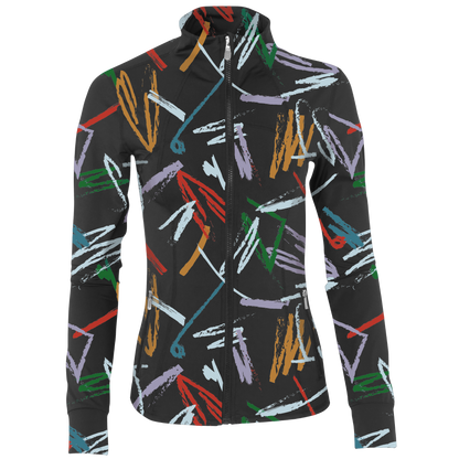 Golf Strokes Women's Full Zip by SwingJuice LLC