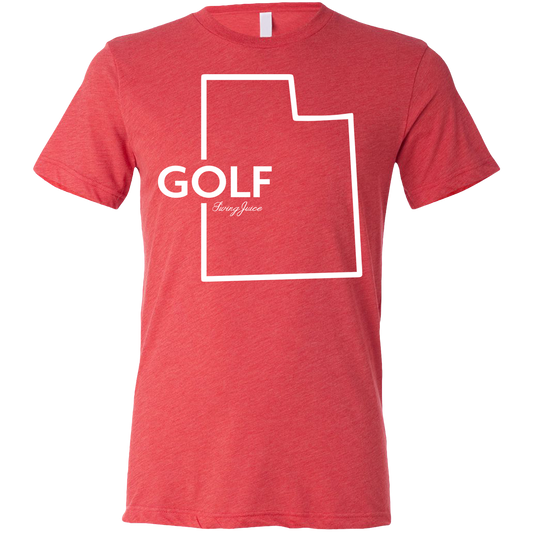 Golf Utah Unisex T-Shirt by SwingJuice LLC