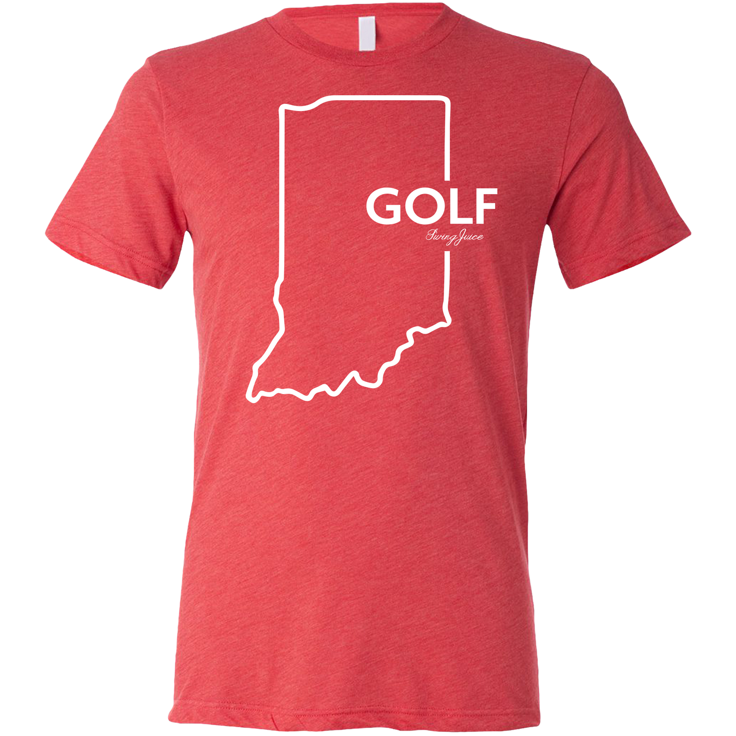 Golf Indiana Unisex T-Shirt by SwingJuice LLC