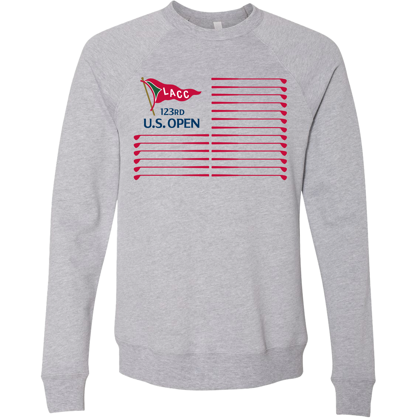 Golf U.S. Open Golf Flag Unisex Sweatshirt by SwingJuice LLC