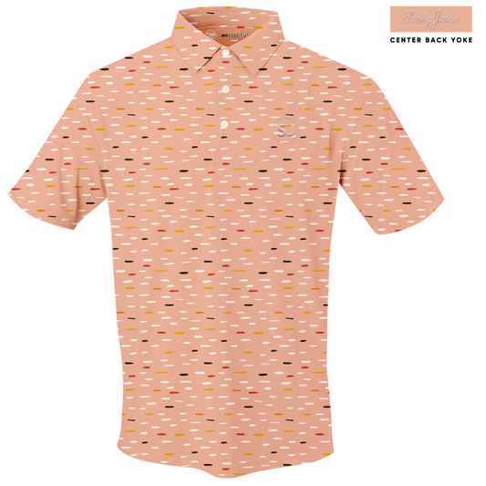 Golf Mid Century Nostalgia Men's Polo by SwingJuice LLC