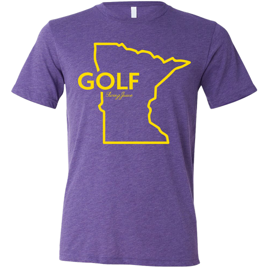 Golf Minnesota Unisex T-Shirt by SwingJuice LLC