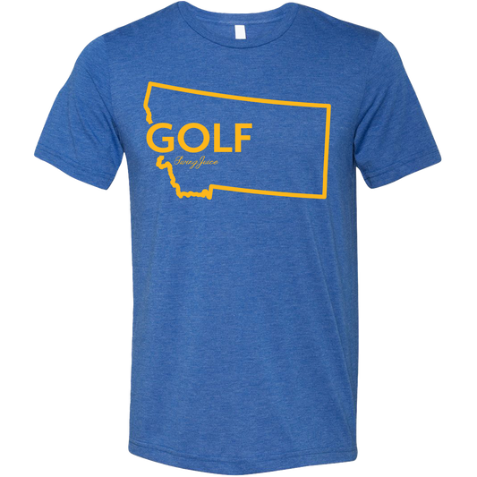 Golf Montana Unisex T-Shirt by SwingJuice LLC