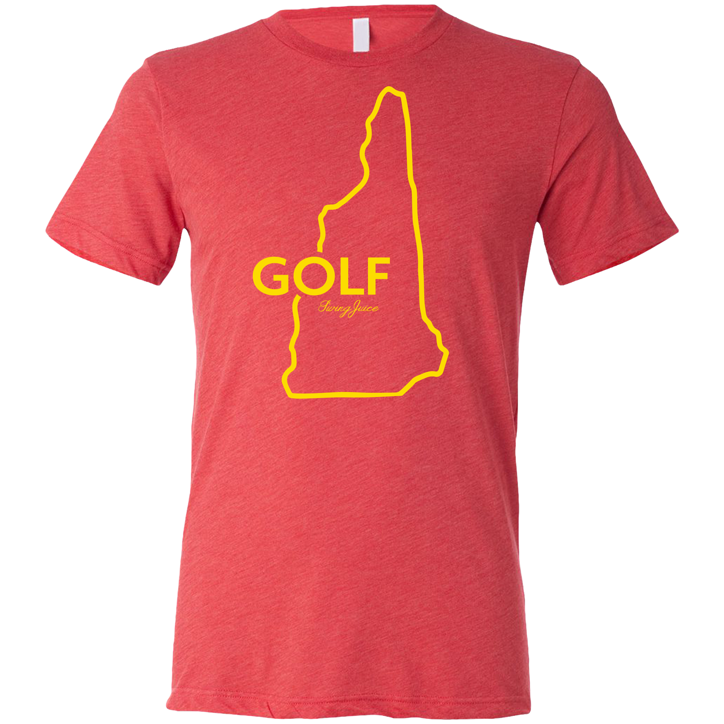 Golf New Hampshire Unisex T-Shirt by SwingJuice LLC