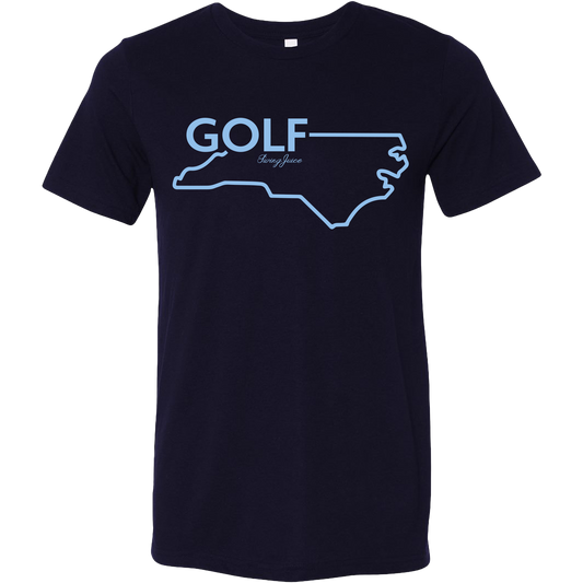 Golf North Carolina Unisex T-Shirt by SwingJuice LLC