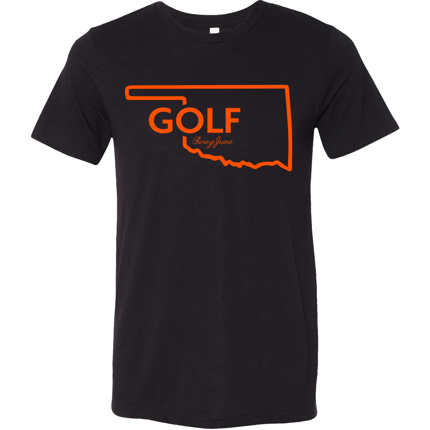 Golf Oklahoma Unisex T-Shirt by SwingJuice LLC