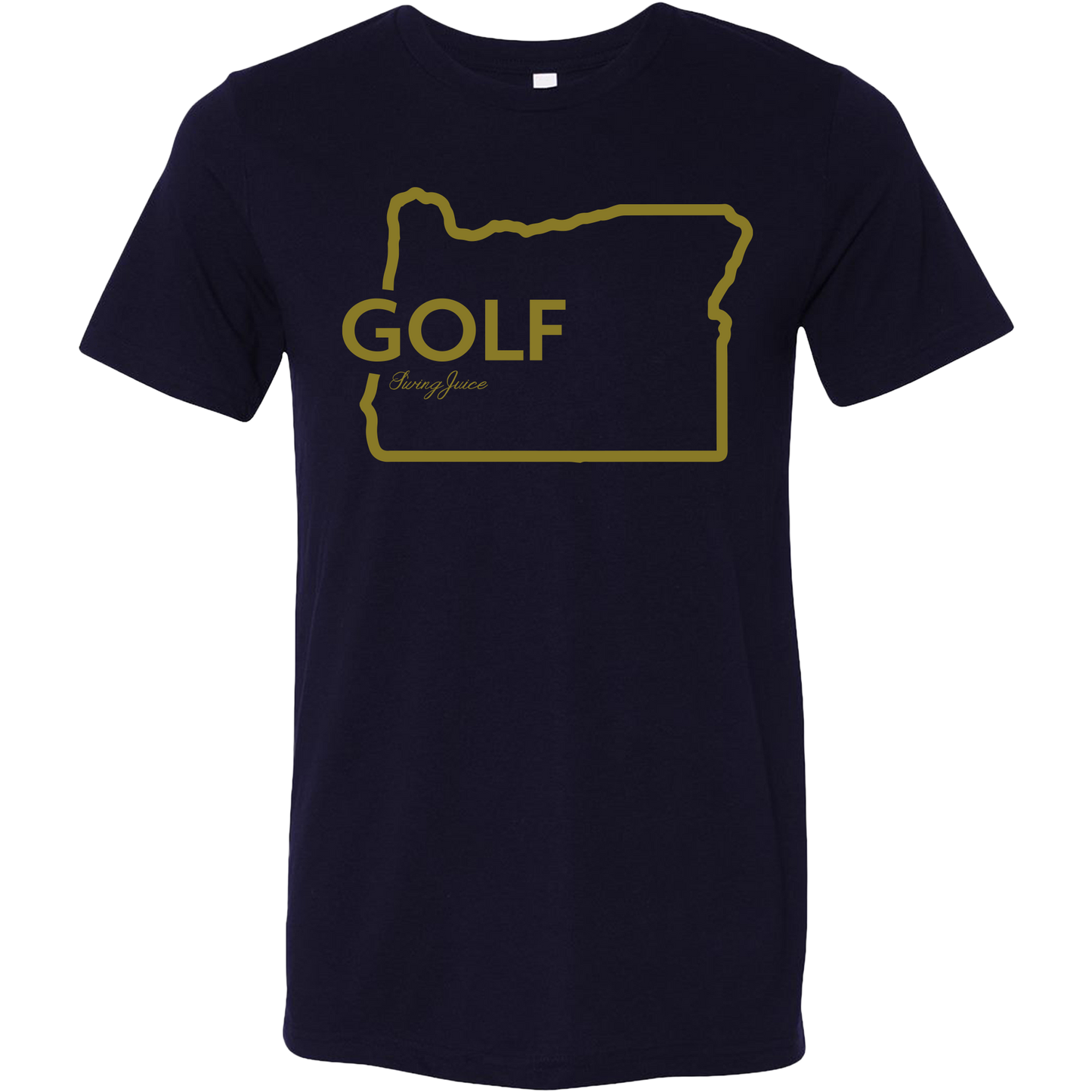 Golf Oregon Unisex T-Shirt by SwingJuice LLC