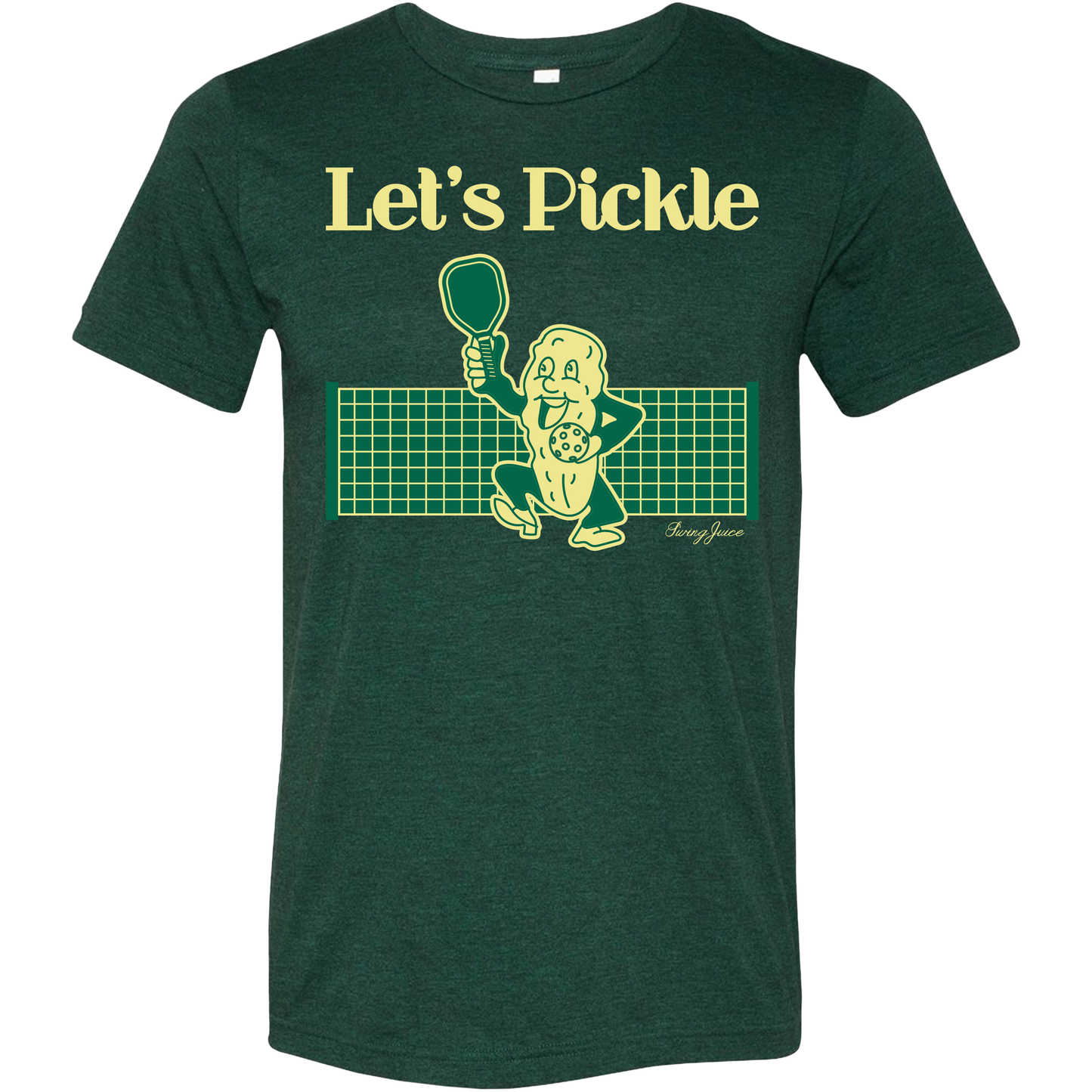 Pickleball Let's Pickle Unisex T-Shirt by SwingJuice LLC