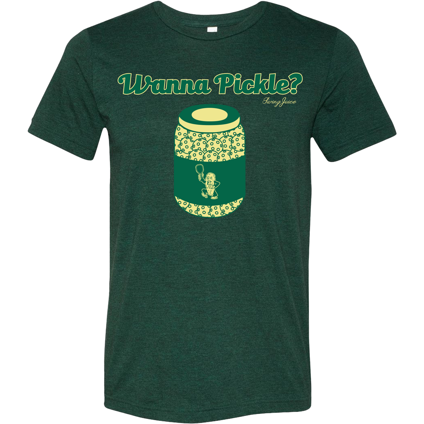 Pickleball Wanna Pickle? Unisex T-Shirt by SwingJuice LLC