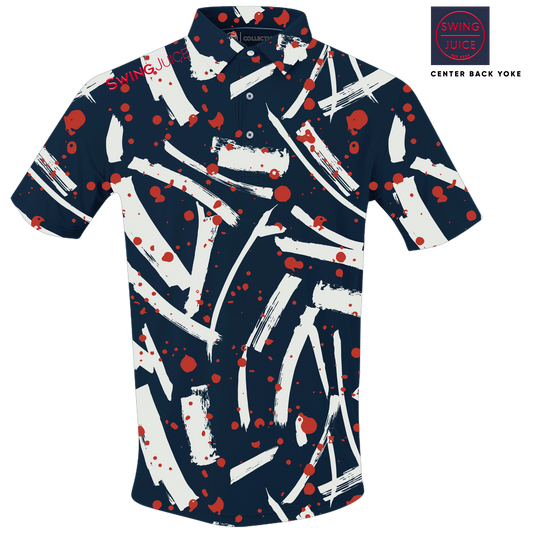 Golf Pollock Men's Polo by SwingJuice LLC