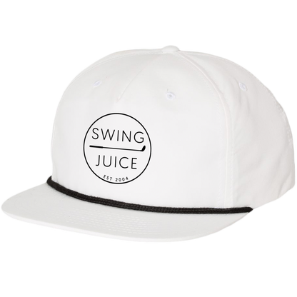 SwingJuice Men's Golf Sunrise Short Atlantic Green & Retro Unisex Rope Hat White Bundle by SwingJuice LLC