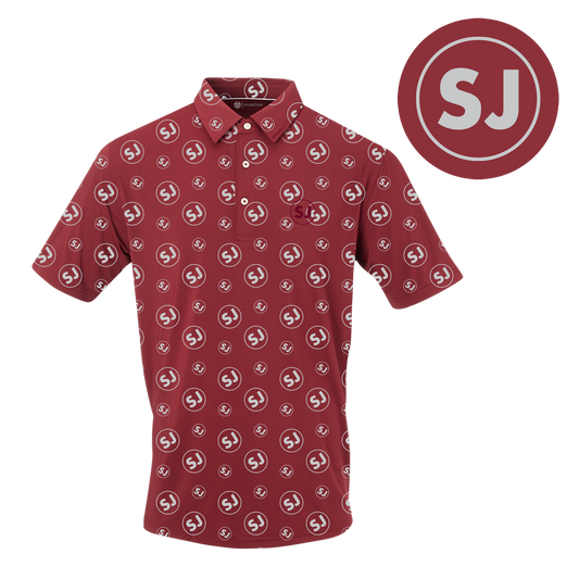 Golf Circle SJ Men's Polo by SwingJuice LLC