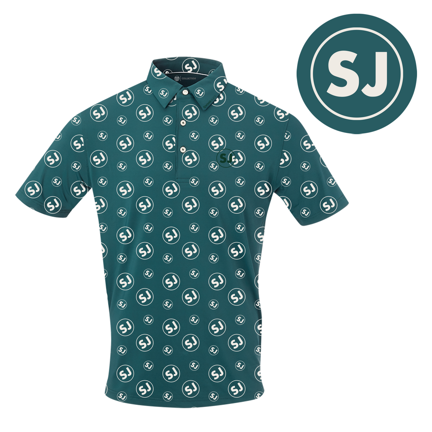 Golf Circle SJ Men's Polo by SwingJuice LLC