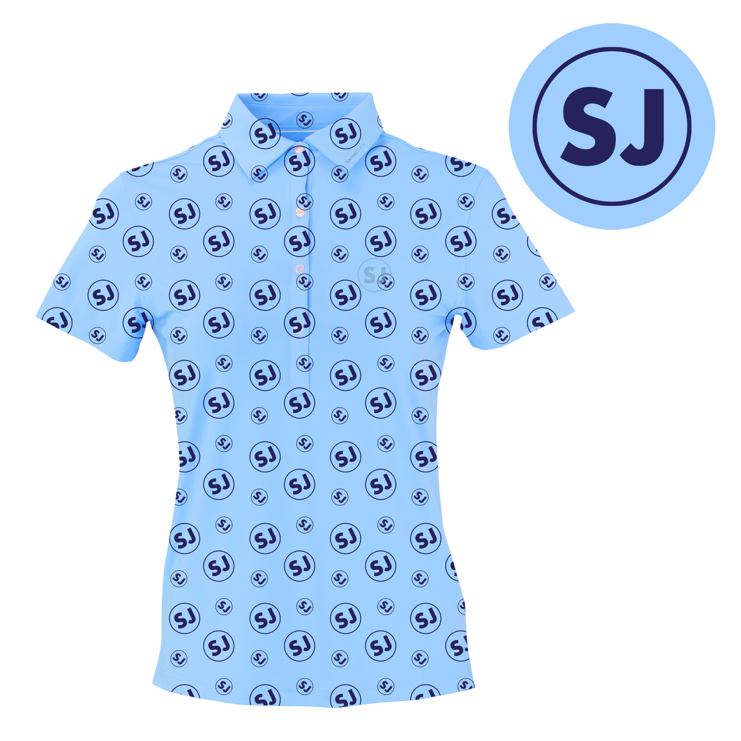 Golf Circle SJ Women's Polo by SwingJuice LLC