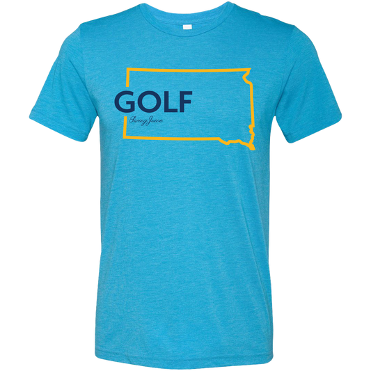 Golf South Dakota Unisex T-Shirt by SwingJuice LLC