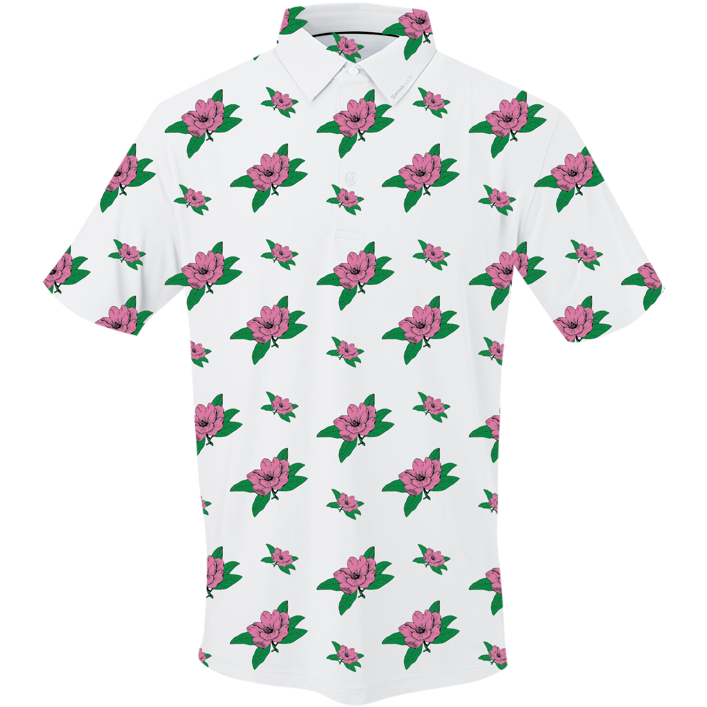 Golf Magnolia Men's Polo by SwingJuice LLC