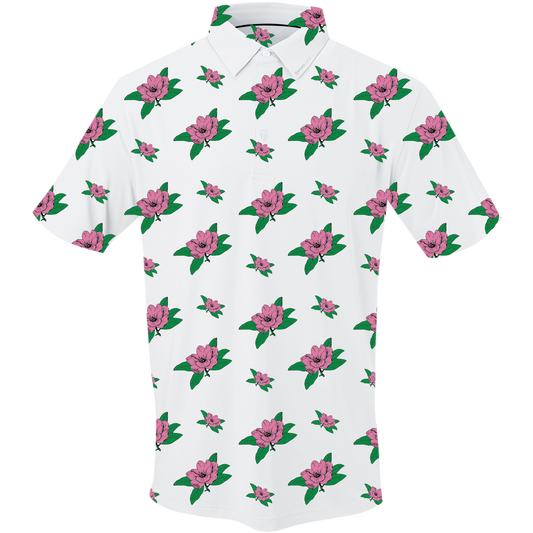 Golf Magnolia Men's Polo by SwingJuice LLC