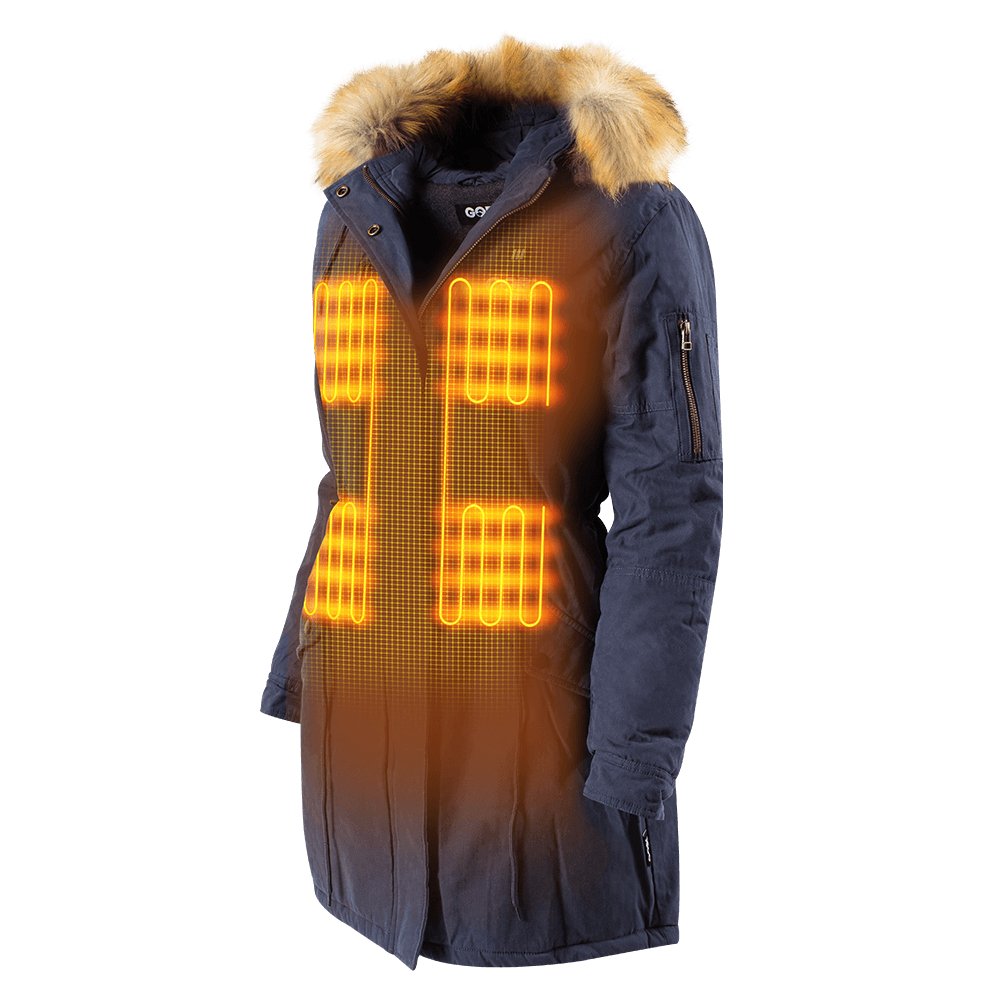 Terra Womens Heated Parka by Gobi Heat