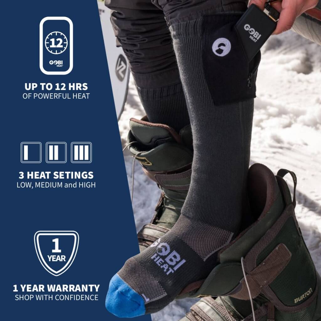 Tread Heated Socks by Gobi Heat