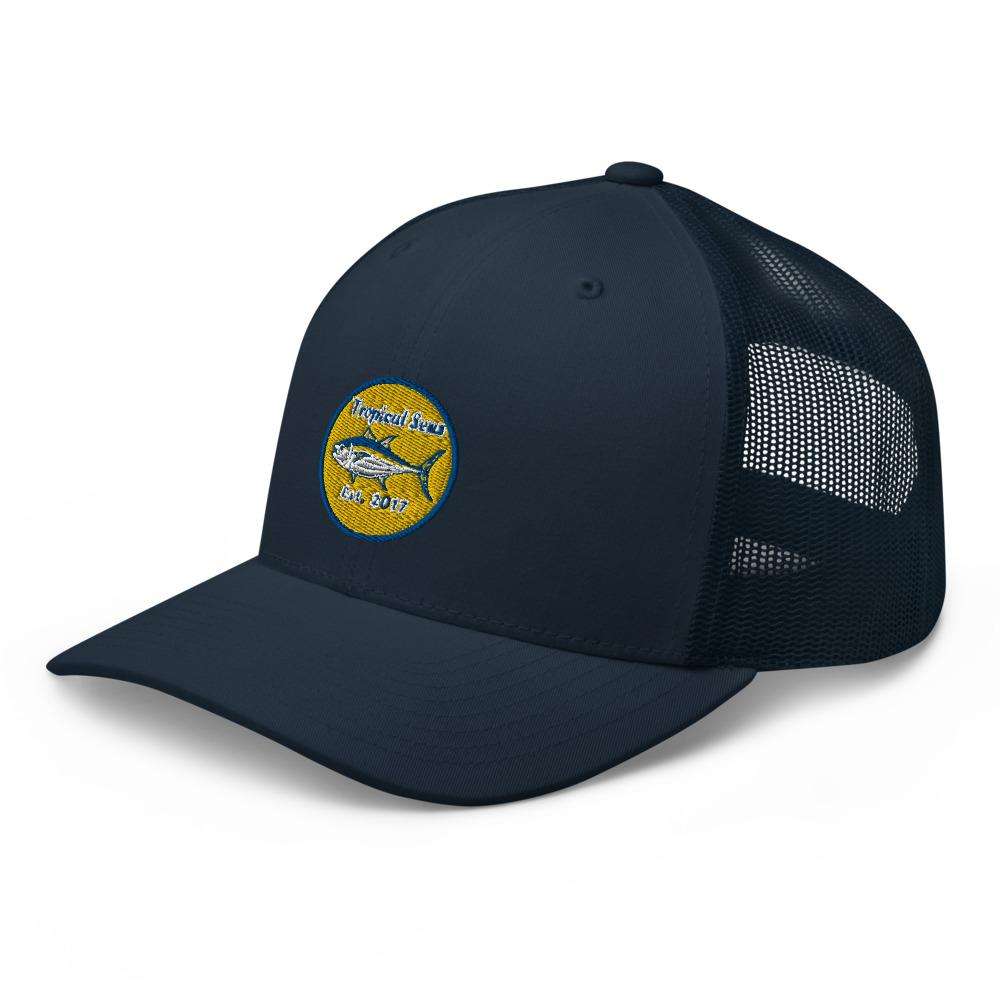 Tuna Tuna Tuna Fishing Trucker Hat by Tropical Seas Clothing