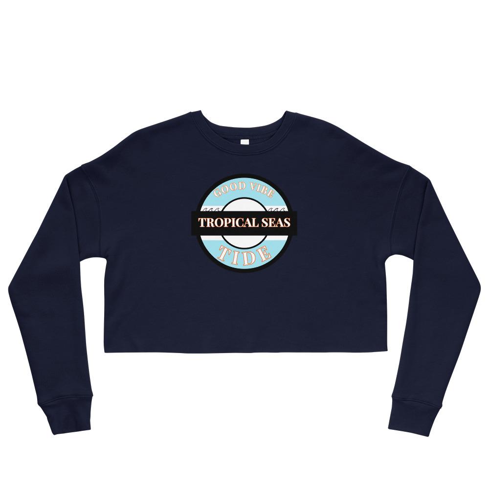 Women's Lifesaver Crop-Top Sweatshirt by Tropical Seas Clothing