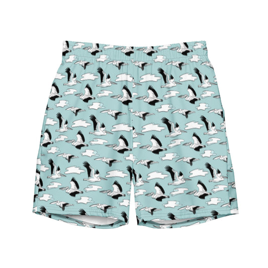 Men's Pelican Wave Board Shorts by Tropical Seas Clothing