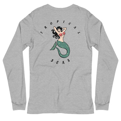 Tropical Mermaid Long Sleeve Shirt by Tropical Seas Clothing