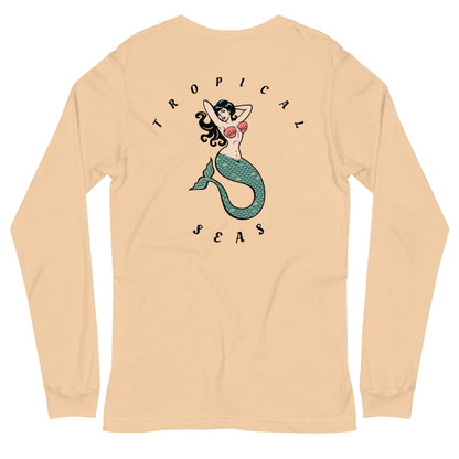 Tropical Mermaid Long Sleeve Shirt by Tropical Seas Clothing