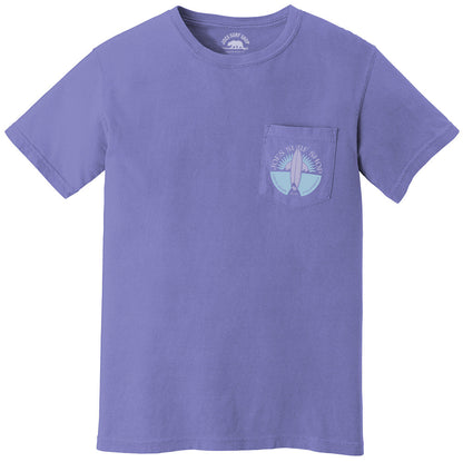 Joe's Sunset Scene Garment-Dyed Pocket Tee by Joe's Surf Shop