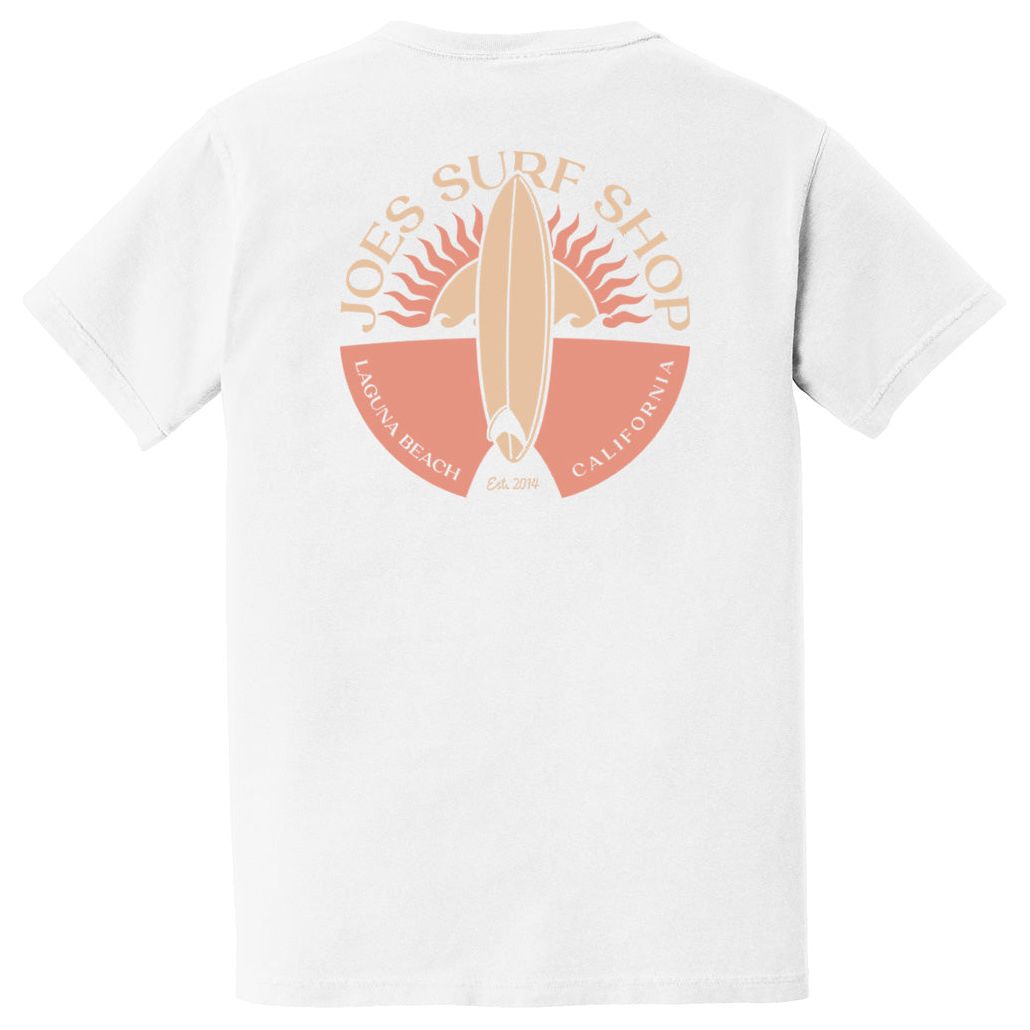 Joe's Sunset Scene Garment-Dyed Pocket Tee by Joe's Surf Shop