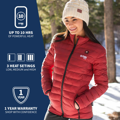 Wolf Womens Heated Jacket by Gobi Heat